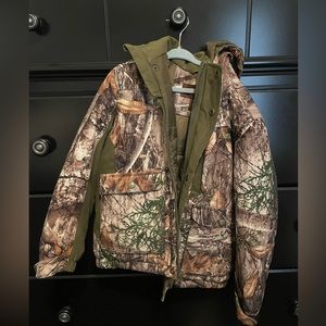 XS boys camo coat
